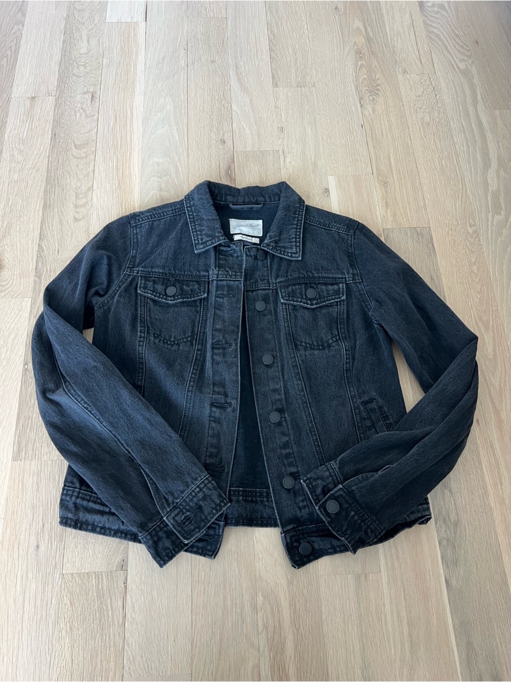 Universal Thread Black Washed Denim Jacket